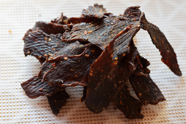 This special jerky is made with ginger and red curry paste